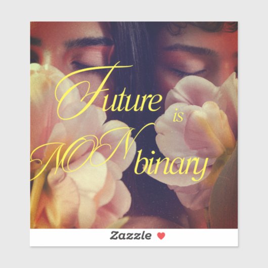 Future is Non-binary Floral Sticker シール (シート)