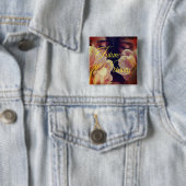 Future is Non-binary Floral Sticker 缶バッジ (インサイチュ)