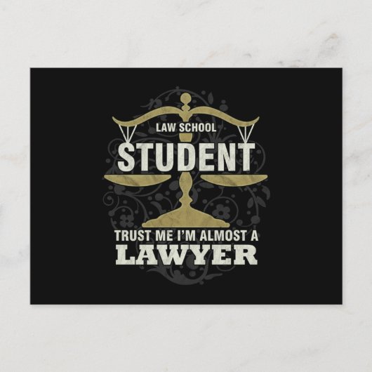 Future Lawyer Gift Law School Student Im Almost A  ポストカード (正面)