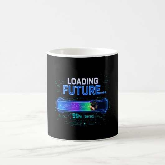 Future Loading: 2026年卒業 コーヒーマグカップ (中央)