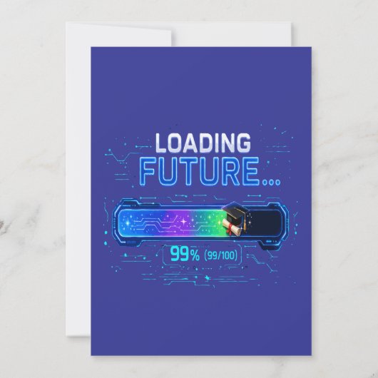 Future Loading: 2026年卒業 招待状 (裏面)