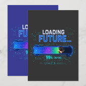 Future Loading: 2026年卒業 招待状 (正面/裏面)