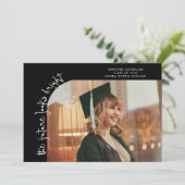 Future Looks Bright Black Curved Photo 案内状 (スタンド正面)
