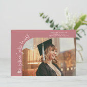 Future Looks Bright Pink Curved Photo 案内状 (スタンド正面)