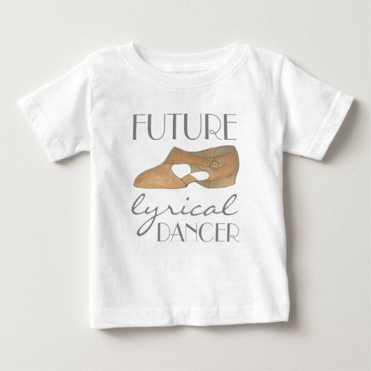 FUTURE LYRICAL DANCER Tan Dance Shoe ベビーTシャツ (正面)
