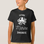 Future Marine biologist – タコ Tシャツ (正面)