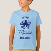 Future Marine biologist – タコ Tシャツ (正面)