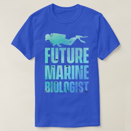 Future Marine Biologist Biology Ocean Science Stud Tシャツ (デザイン正面)