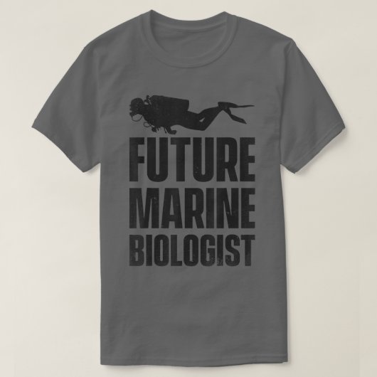 Future Marine Biologist Biology Ocean Science Stud Tシャツ (デザイン正面)