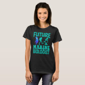 Future Marine Biologist Ocean Life Biology Student Tシャツ (正面フル)