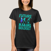 Future Marine Biologist Ocean Life Biology Student Tシャツ (正面)