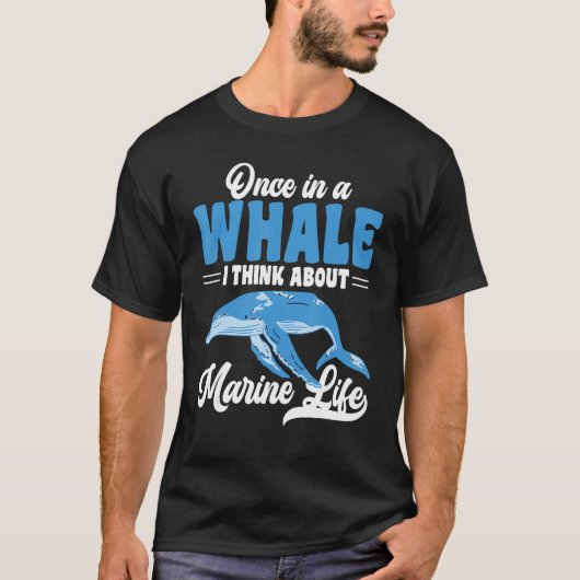 Future Marine Biologist Whale Pun Tシャツ (正面)