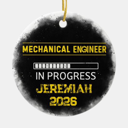 Future Mechanical Engineer Ceramic Ornament セラミックオーナメント (正面)