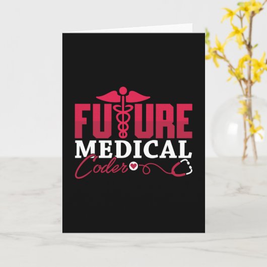 Future Medical Coder ICD Coding Programmer Gift カード (黄色い花)
