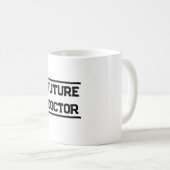 Future Medical Title Minimal Text Design コーヒーマグカップ (正面右)