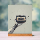 Future Meets Past: The Retro Robo-Tape アクリルサイン (ニュートラル)