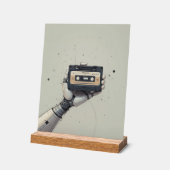 Future Meets Past: The Retro Robo-Tape アクリルサイン (傾斜)