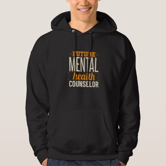 Future Mental Health Counselor Awareness Apparel パーカ (正面)
