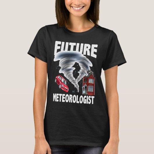 Future Meteorologist Climate Weather Meteorology Tシャツ (正面)