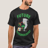Future Meteorologist Kid Cute Weather Forecast Met Tシャツ (正面)