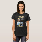 Future Meteorologist Report Weather Forecaster Tシャツ (正面フル)