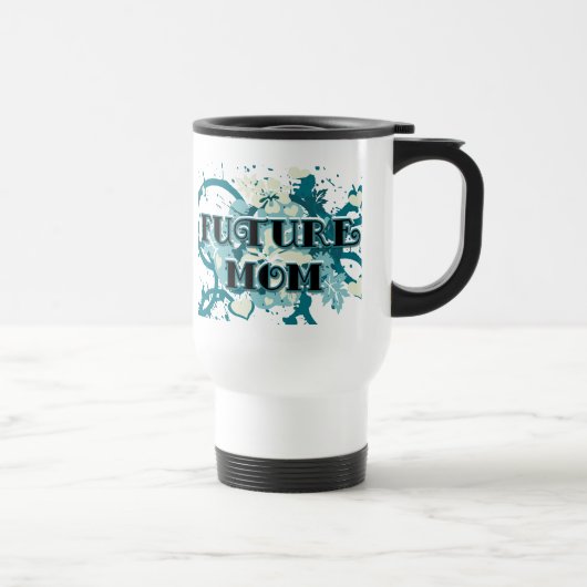 Future Mom -ハートと花 トラベルマグ (右)