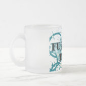 Future Mom -ハートと花 フロストグラスマグカップ (左)