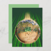 Future Money - Cryptocurrency, digital money ノートカード (正面/裏面)