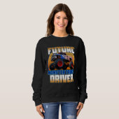 Future Monster Truck Driver Boy s Monster Truck スウェットシャツ (正面フル)