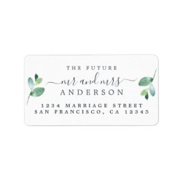 Future Mr.スクリプト緑の葉のアドレス結婚の設定 ラベル