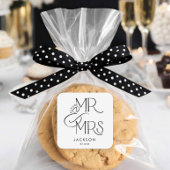 Future Mr and Mrs Engagement スクエアシール