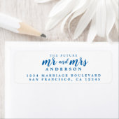 Future Mr. Blue Inkスクリプト差出人住所 ラベル (インサイチュ)