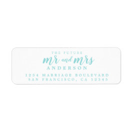 Future Mr. Blue Inkスクリプト差出人住所 ラベル