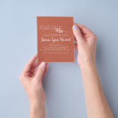 Future Mr. & Mrs. Bridal Shower Flyer チラシ (手)