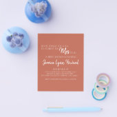 Future Mr. & Mrs. Bridal Shower Flyer チラシ (シングル)