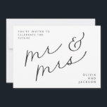 Future Mr & Mrs Script Photo B/W日付の保存 セーブザデート<br><div class="desc">毎日新しいデザインを追加!</div>