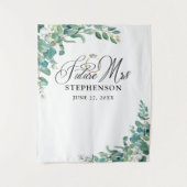 FUTURE MRS ユーカリ ブライダルシャワー 背景 タペストリー (正面)