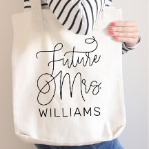 Future Mrs Black Scriptカスタムモダンウェディング