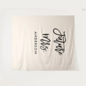 Future Mrs Bridal Shower Backdrop Photo Booth タペストリー (正面(横))