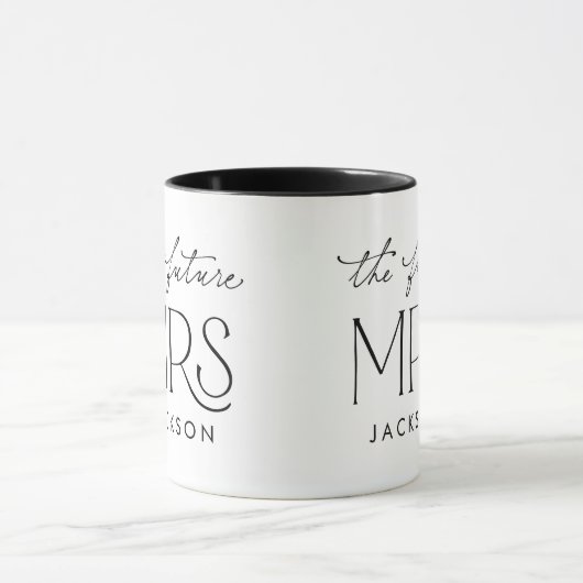 Future Mrs Bride-to-Be Coffee Cup Gift マグカップ (中央)