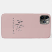 Future Mrs. Chic Script Bride Silver Pink Case-Mate iPhoneケース (裏面(横))