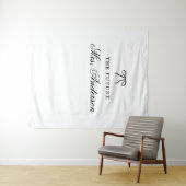 Future Mrs. Custom Bridal Shower Backdrop タペストリー (インサイチュ(横))