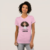 Future Mrs. Davis Wedding Cartoon T-Shirt Tシャツ (正面フル)