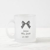Future Mrs Glass Mug, Engaged Coffee Mug, Bride フロストグラスマグカップ (左)