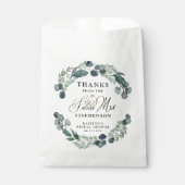 Future Mrs. Greeneryブライダルシャワーありがとう フェイバーバッグ (正面)