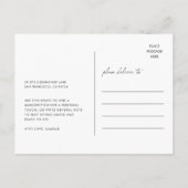 Future Mrs Modern Bridal Shower Photo ポストカード (裏面)