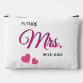 Future Mrs Personalized Wedding Design  アクセサリーポーチ (正面)