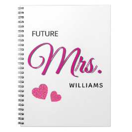 Future Mrs Personalized Wedding Design ノートブック
