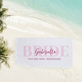 Future Mrs. pool towel, beach blanket ビーチタオル