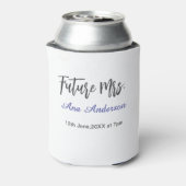 Future mrs surname bride to be purple gray name da 缶クーラー (缶裏面)